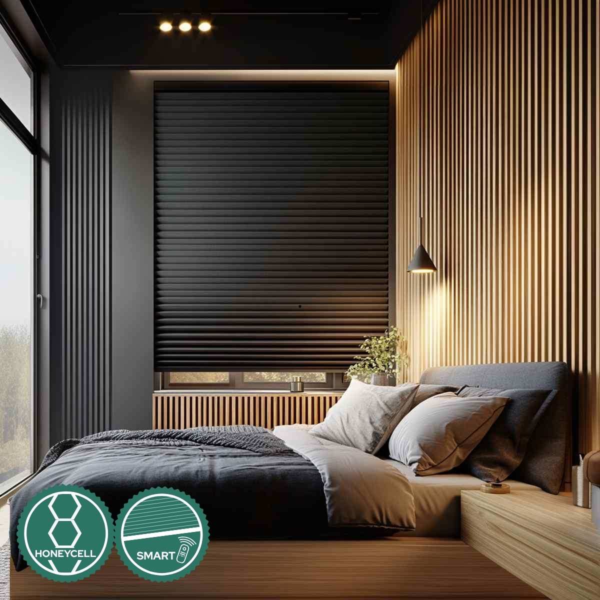 Ikkunakaihdin ELEVA PREMIUM SMART hunajakenno (moottori)