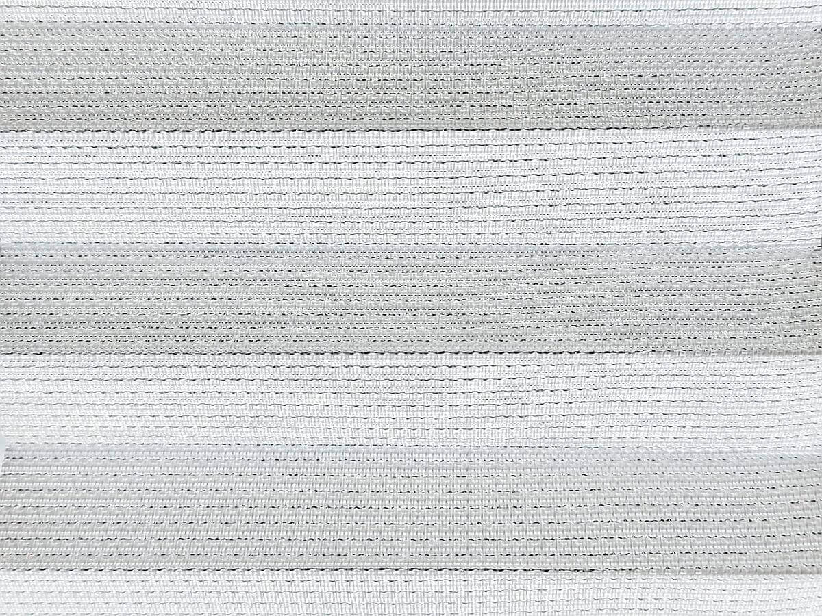 Valkoinen kimalle puolipeittävä kangasväri vekkikaihdin ulkokäyttöön